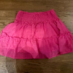 Pink Tiered Women's Skirt